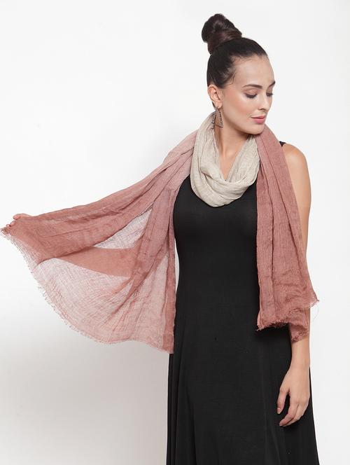 brown linen stole - 16653596 - Standard Image - 1