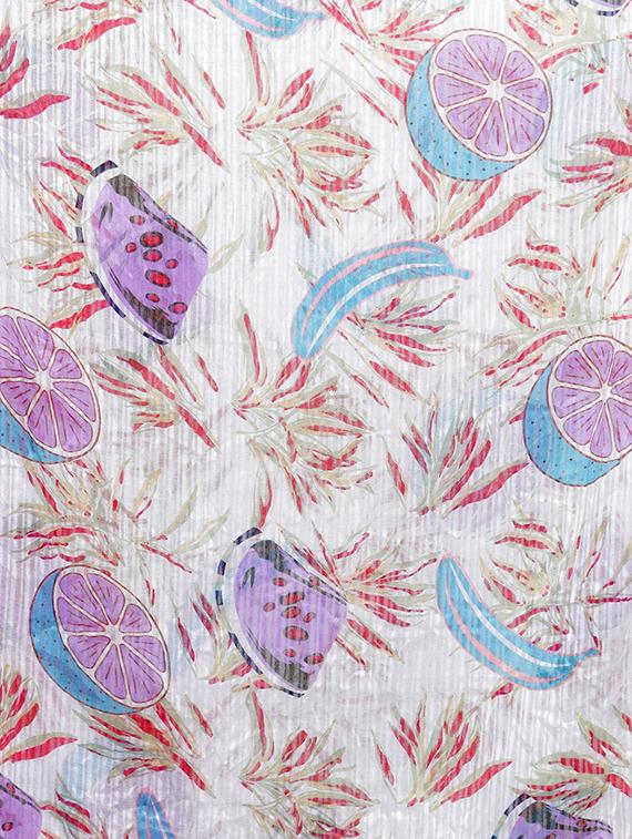 multi colored modal silk stole - 16653649 - Zoom Image - 3