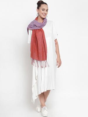 purple cotton stole - 16653677 - Standard Image - 2