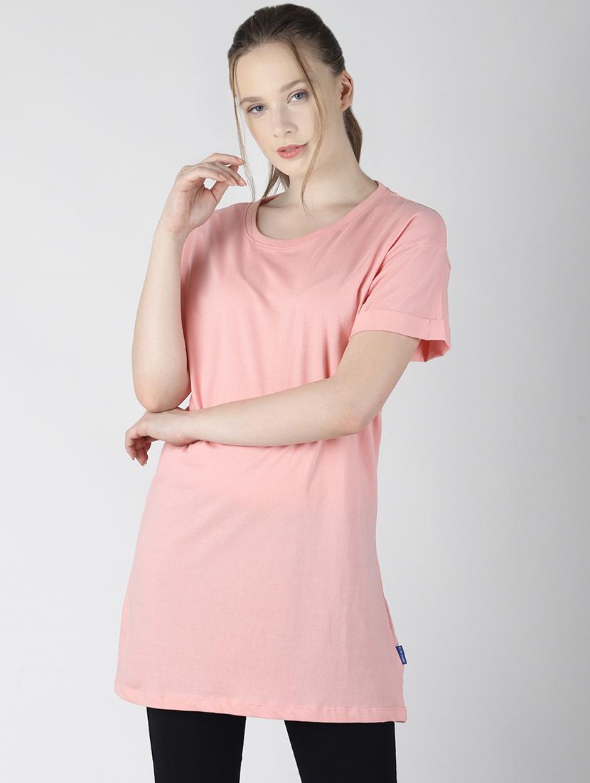 round neck solid tee - 16654604 - Zoom Image - 1