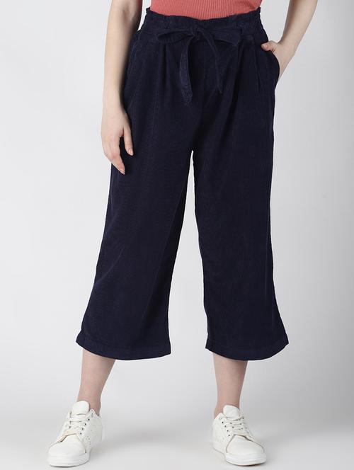 tie up waist striped trouser - 16654633 - Very Small Image - 1