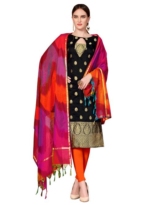 ethnic motif suits unstitched suit - 16655644 - Standard Image - 1