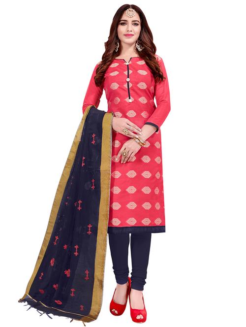 churidaar suits unstitched suit - 16655688 - Standard Image - 1