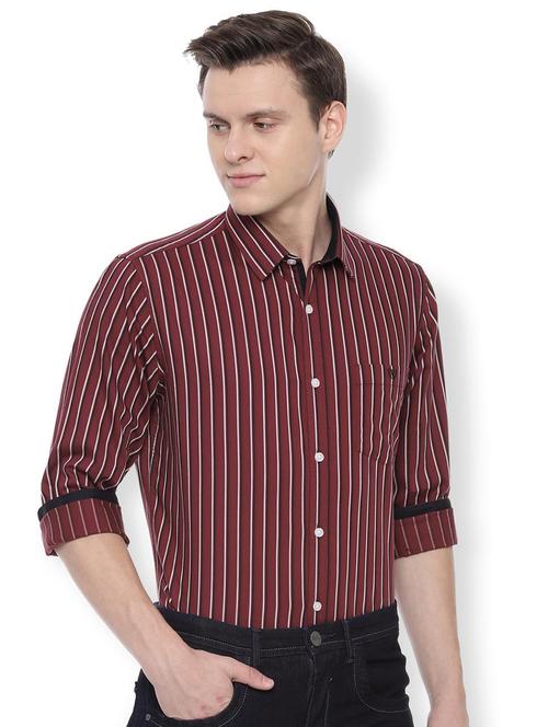 red striped casual shirt - 16656464 - Standard Image - 1