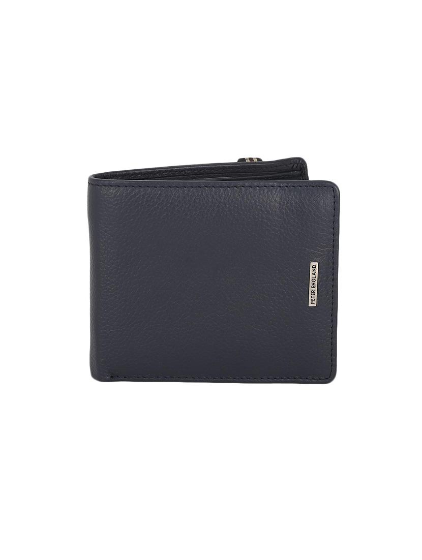 navy leather wallet - 16656529 - Zoom Image - 1