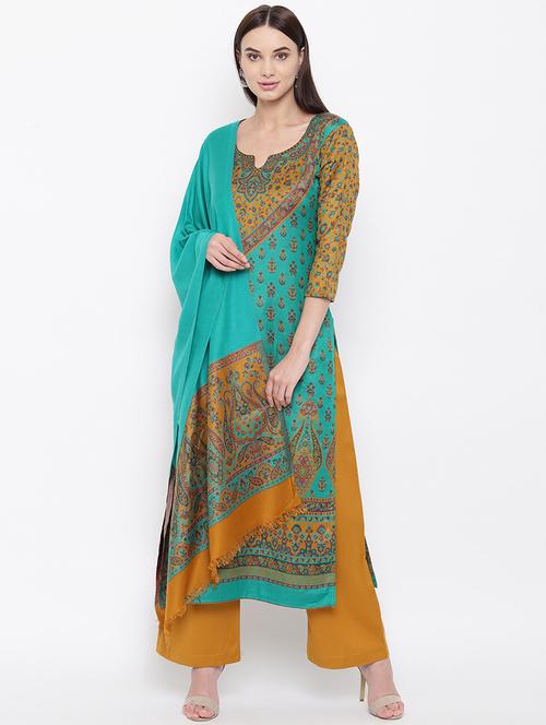printed unstitched suit - 16656648 - Very Small Image - 1