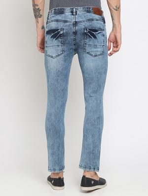 blue heavy washed denim jeans - 16657594 - Standard Image - 4