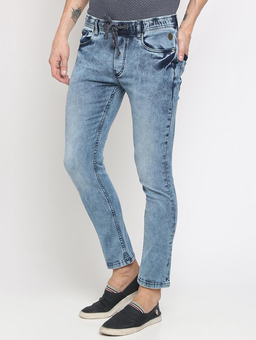 blue heavy washed denim jeans - 16657594 - Zoom Image - 3