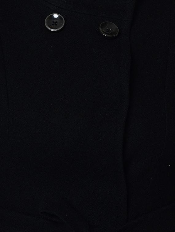 tie knot long sleeved overcoat coat - 16657607 - Zoom Image - 5