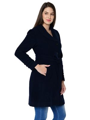 lapel neck tie knot overcoat - 16657662 - Standard Image - 2