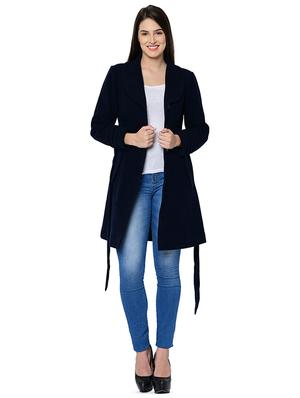 lapel neck tie knot overcoat - 16657662 - Standard Image - 4