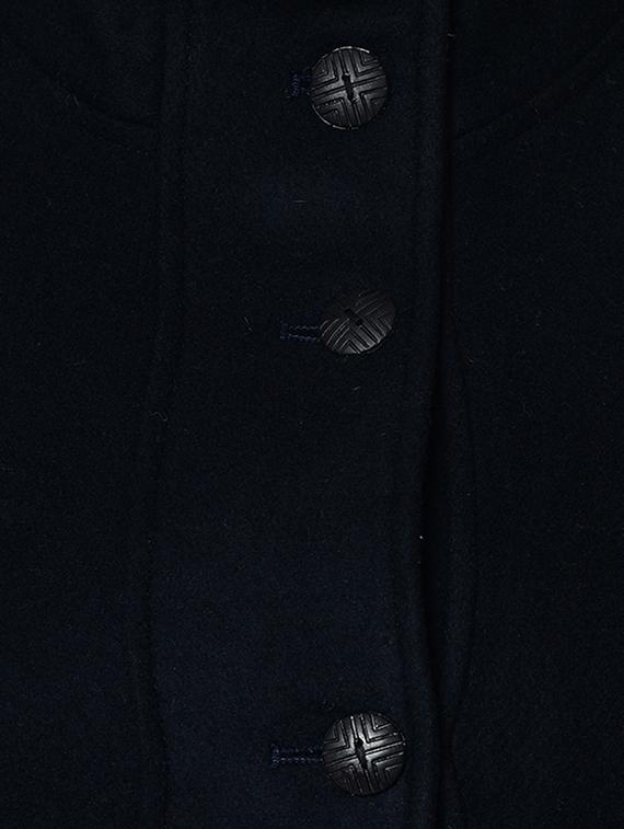 turtle neck long sleeved wool overcoat - 16657672 - Zoom Image - 5