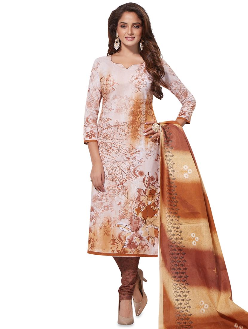 printed unstitched suit - 16657990 - Zoom Image - 1