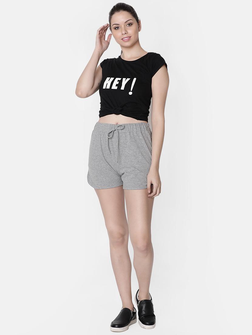 drawstring solid shorts - 16658017 - Zoom Image - 4