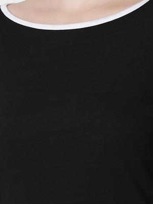 boat neck thumb-hole sleeved tee - 16658021 - Standard Image - 5