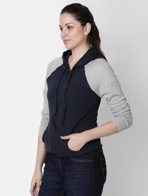raglan sleeved hooded jacket - 16658035 - Standard Image - 2