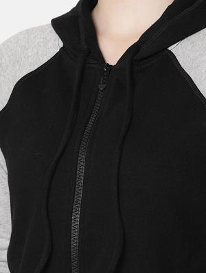 raglan sleeved hooded jacket - 16658037 - Standard Image - 5