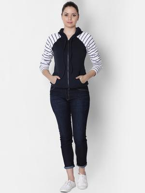 raglan sleeved striped jacket - 16658041 - Standard Image - 4
