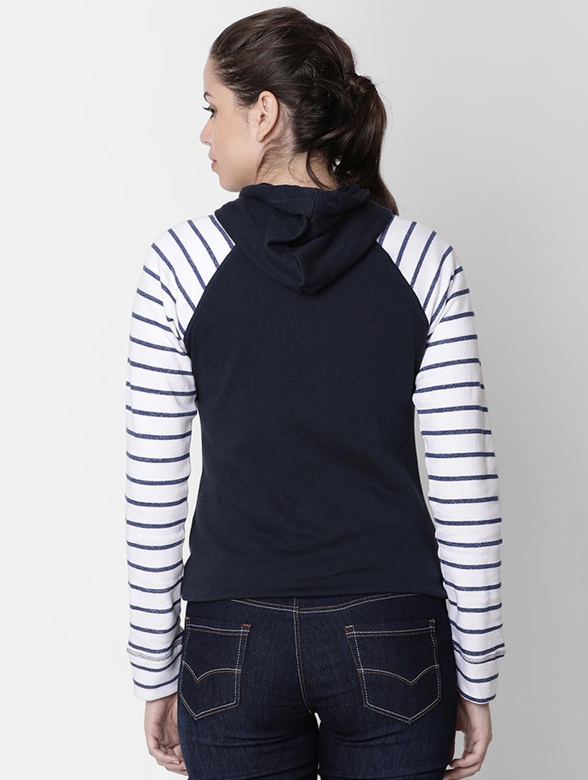 raglan sleeved striped jacket - 16658041 - Zoom Image - 3