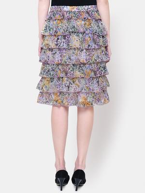 high rise floral layered skirt - 16658129 - Standard Image - 3