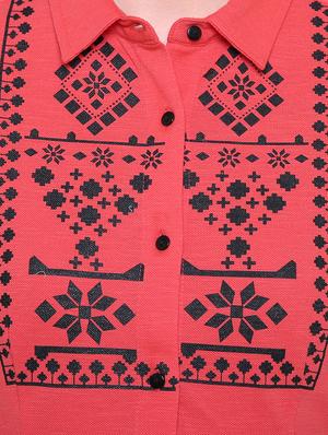 long sleeved printed shirt - 16658141 - Standard Image - 6