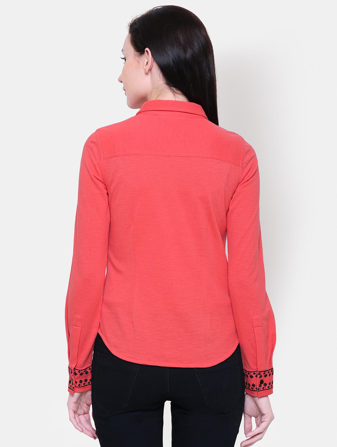 long sleeved printed shirt - 16658141 - Zoom Image - 3