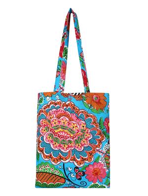 multi colored canvas regular shopping bag - 16658561 - Standard Image - 3