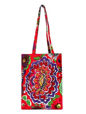 multi colored canvas regular shopping bag - 16658561 - Standard Image - 9