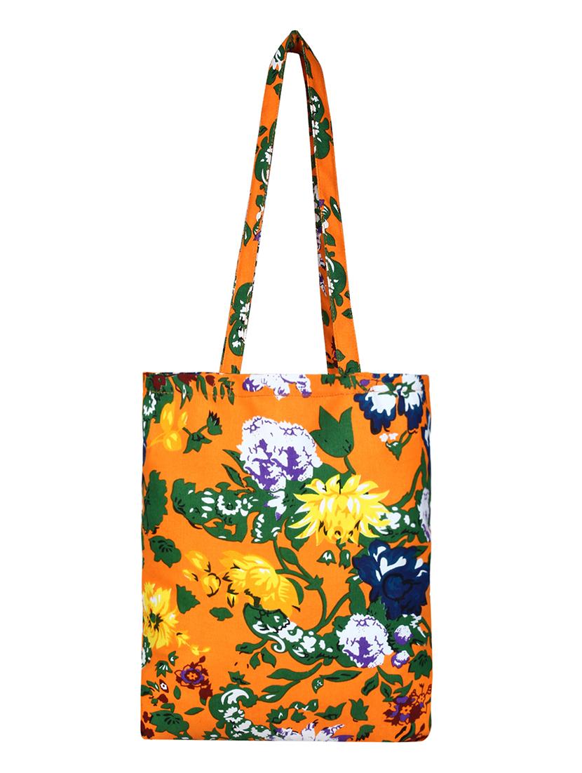 multi colored canvas regular shopping bag - 16658561 - Zoom Image - 7