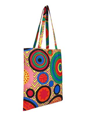 multi colored canvas regular shopping bag - 16658572 - Standard Image - 5
