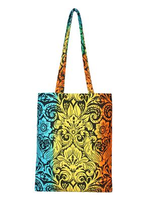 multi colored canvas regular shopping bag - 16658572 - Standard Image - 7