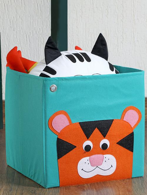 cute tiger patch storage cube - 16658601 - Standard Image - 1