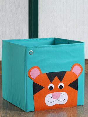 cute tiger patch storage cube - 16658601 - Standard Image - 2
