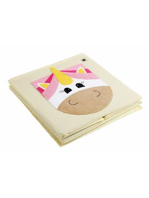 cream unicorn storage cube - 16658606 - Standard Image - 4