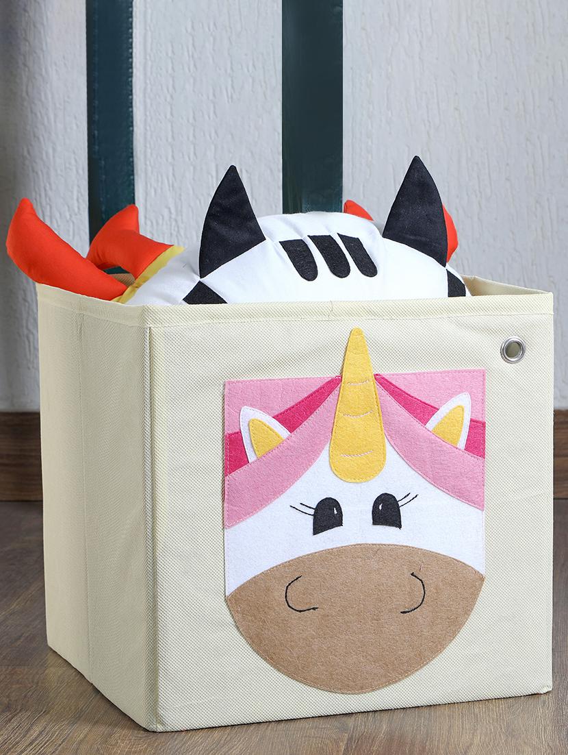 cream unicorn storage cube - 16658606 - Zoom Image - 1