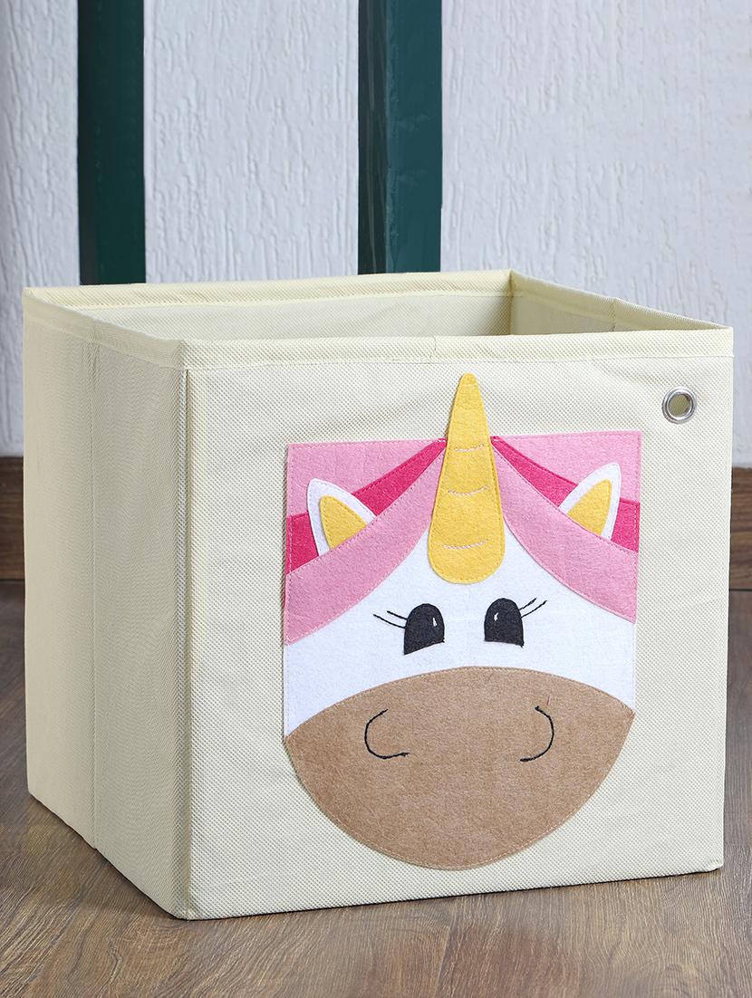 cream unicorn storage cube - 16658606 - Zoom Image - 2