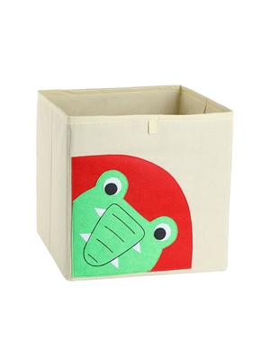 cream crocodile storage cube - 16658609 - Standard Image - 3