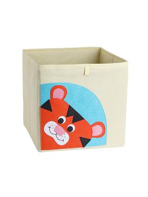 cream tiger storage cube - 16658610 - Standard Image - 4
