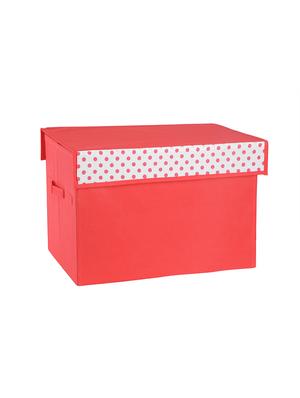 red medium toy storage box - 16658633 - Standard Image - 2