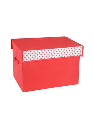 red medium toy storage box - 16658633 - Standard Image - 4