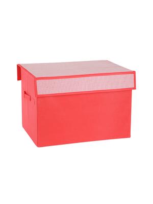 red stripe medium storage box - 16658634 - Standard Image - 2
