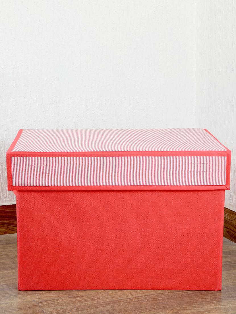 red stripe medium storage box - 16658634 - Zoom Image - 1
