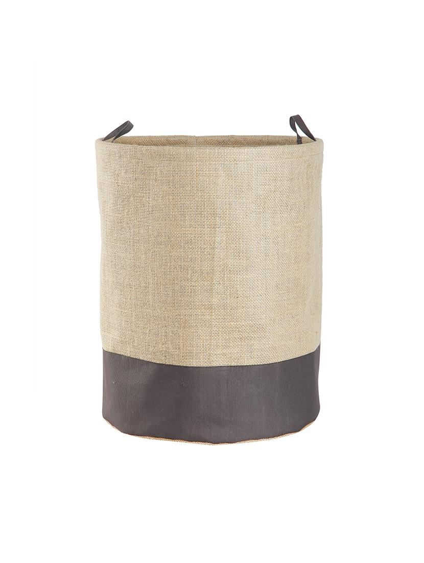 brown jute storage hamper - 16658638 - Zoom Image - 2