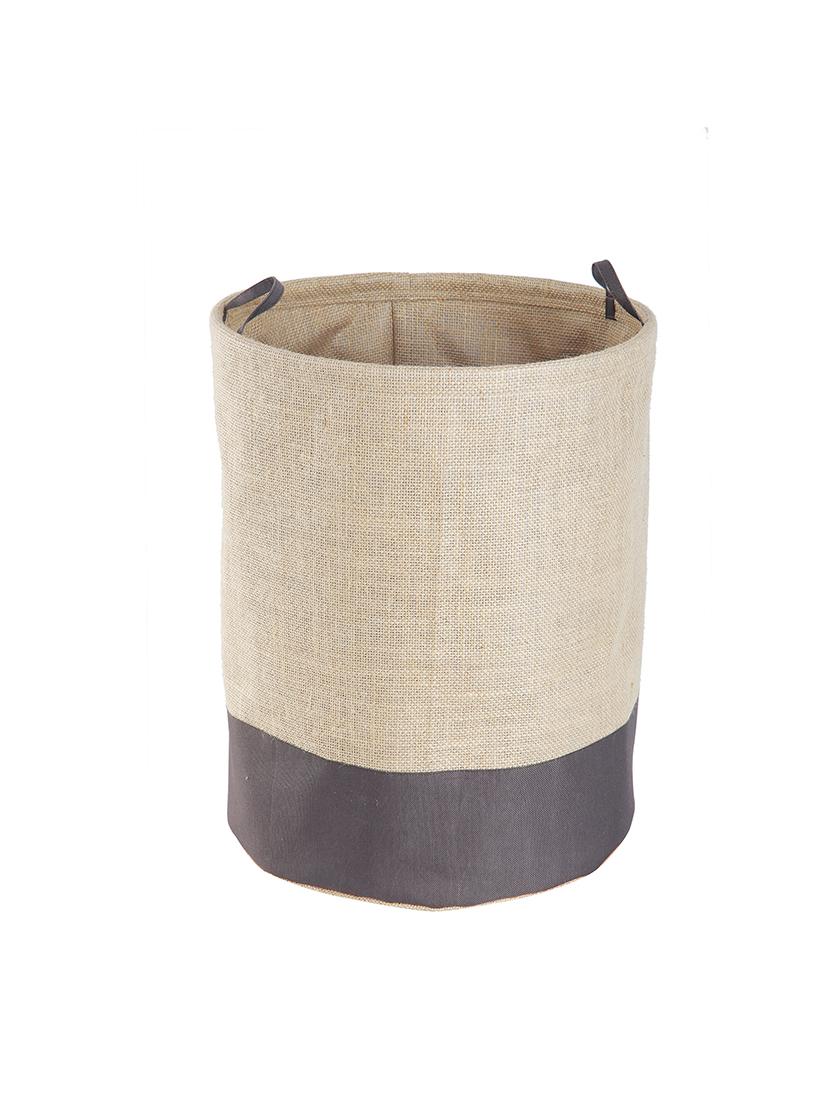 brown jute storage hamper - 16658638 - Zoom Image - 3