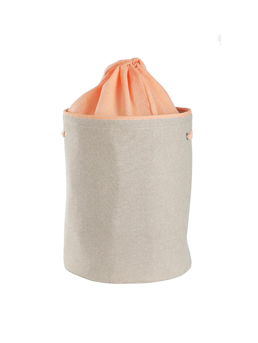 orange linen storage hamper - 16658642 - Zoom Image - 2