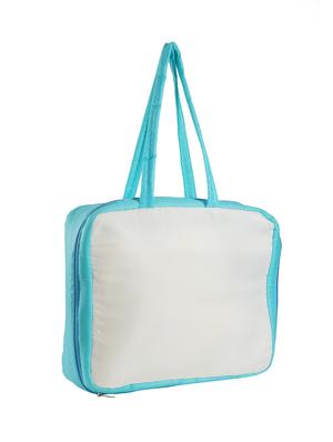white and sky blue travel bag organiser - 16658644 - Standard Image - 2