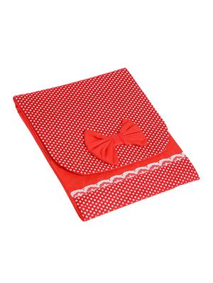 red polka sanitary pad organiser - 16658658 - Standard Image - 2