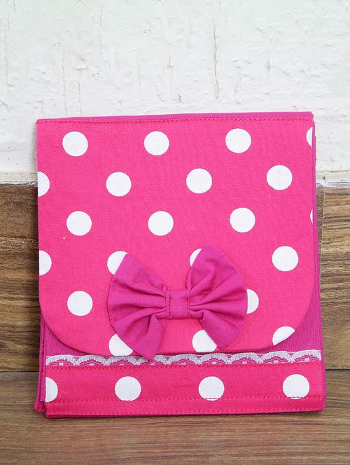 pink polka sanitary pad organiser - 16658659 - Standard Image - 1