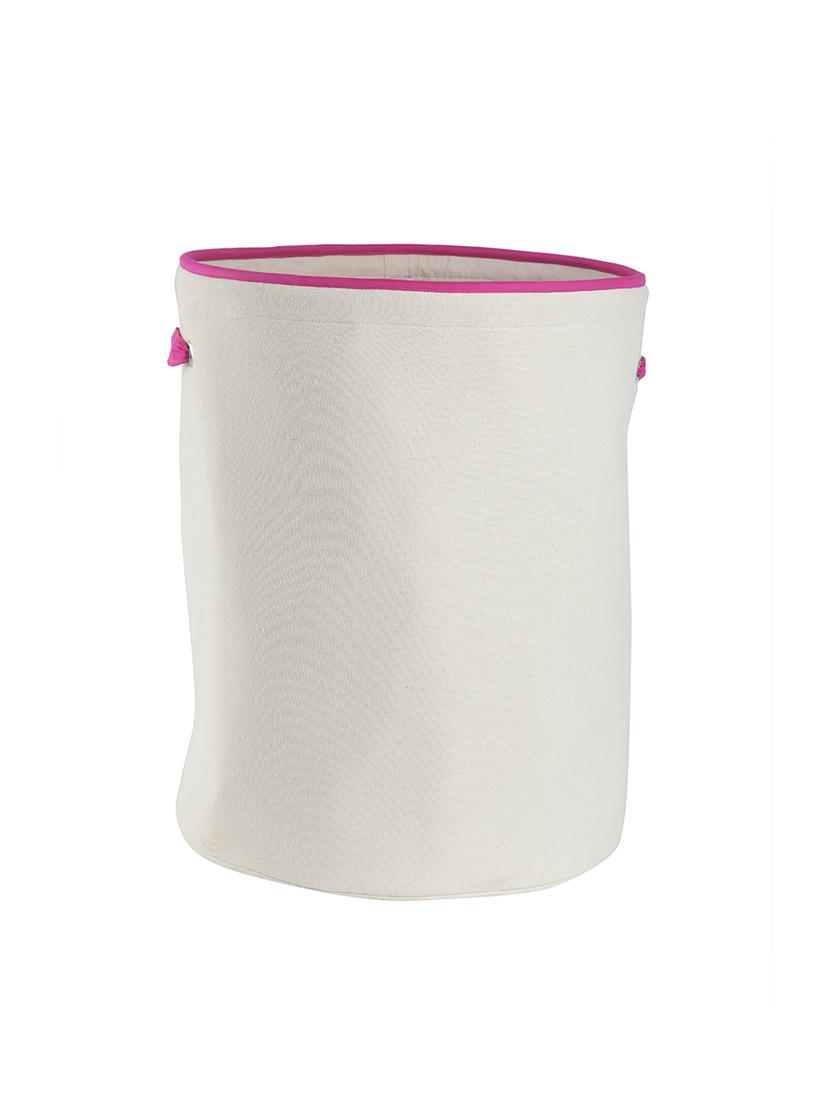 pink canvas storage hamper - 16658662 - Zoom Image - 2