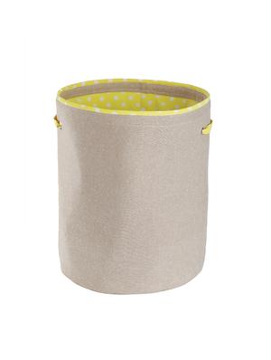 yellow polka storage hamper - 16658663 - Standard Image - 2